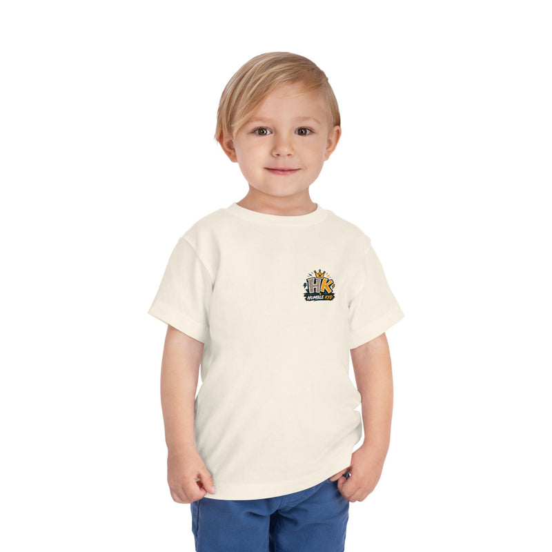 Toddler Tee — “Confident Enough to Stay Humble” Graphic Kids T‑Shirt