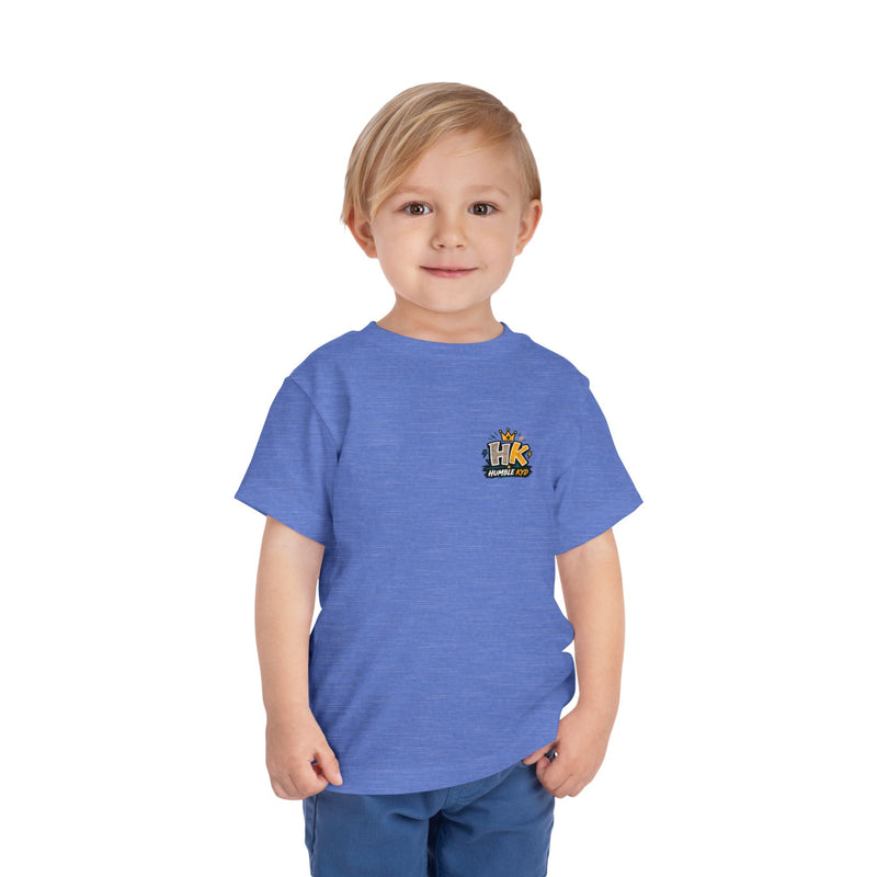 Toddler Tee — “Confident Enough to Stay Humble” Graphic Kids T‑Shirt