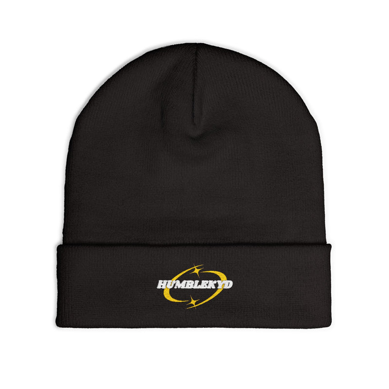 Embroidered Knit Beanie- Star Humble Kyd