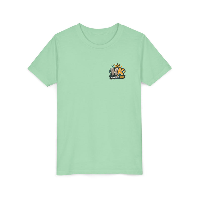 Youth Tee — "Confident Enough to Stay Humble" Graphic Shirt