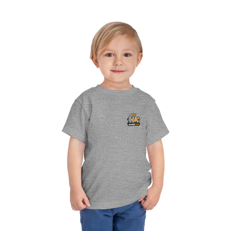 Toddler Tee — “Confident Enough to Stay Humble” Graphic Kids T‑Shirt