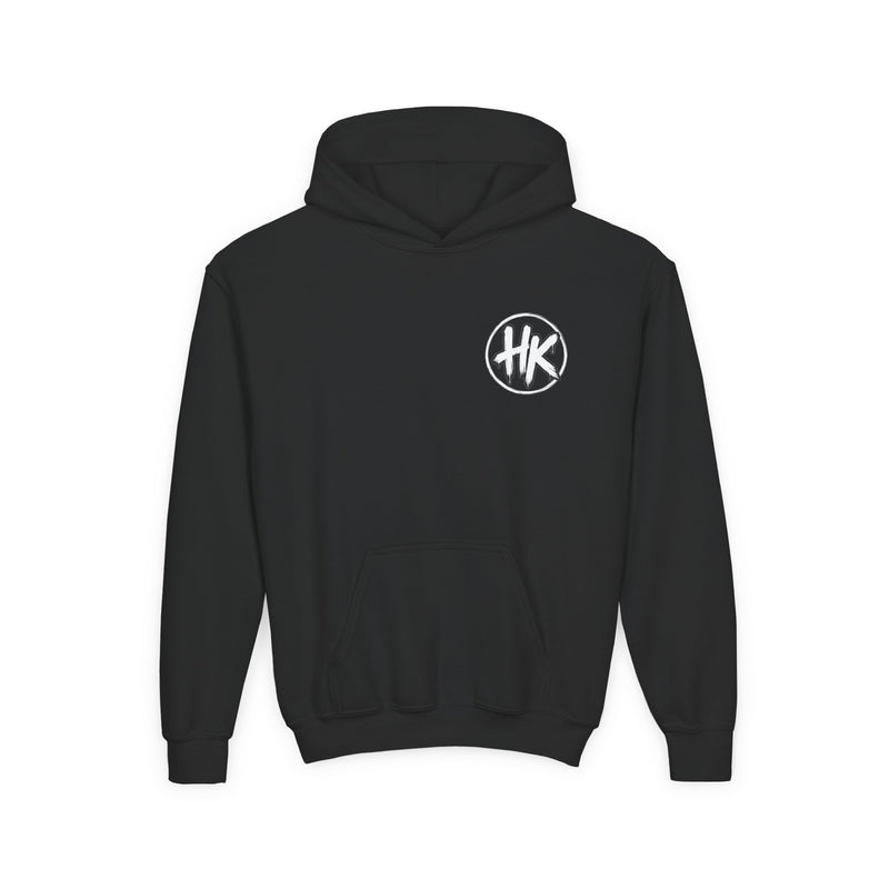 Humble Kyd Youth Hoodie — Black Logo Pullover for Kids