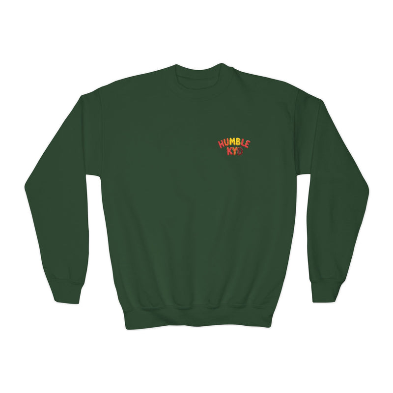 Youth Crewneck Sweatshirt- Humble Kyd Fall Design