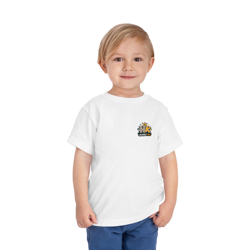 Toddler Tee — “Confident Enough to Stay Humble” Graphic Kids T‑Shirt