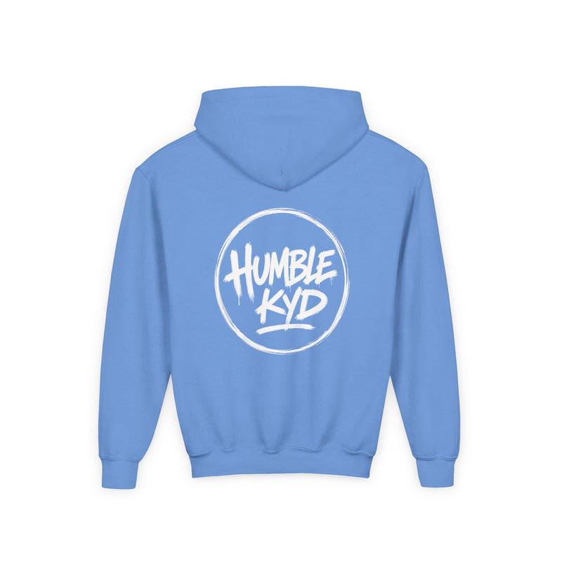 Humble Kyd Youth Hoodie — Black Logo Pullover for Kids
