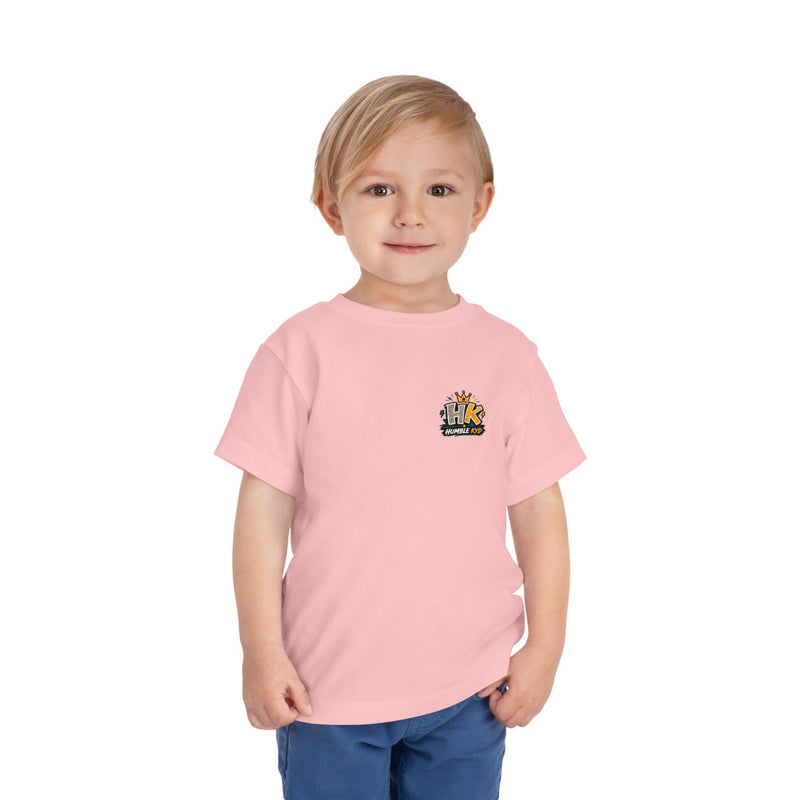 Toddler Tee — “Confident Enough to Stay Humble” Graphic Kids T‑Shirt