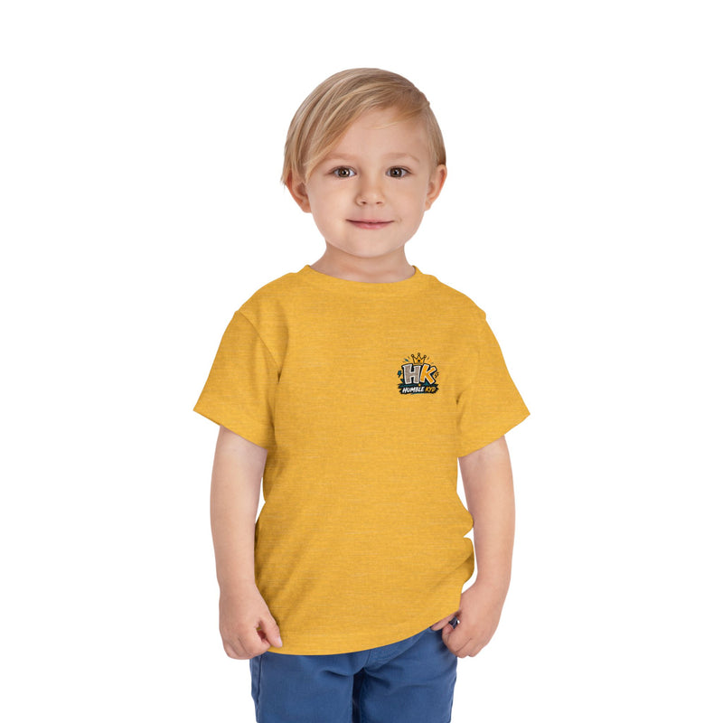 Toddler Tee — “Confident Enough to Stay Humble” Graphic Kids T‑Shirt