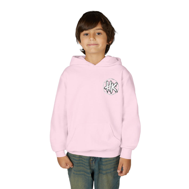 Humble Kyd Youth Hoodie — Black Logo Pullover for Kids
