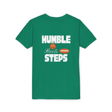 Load image into Gallery viewer, Youth Short Sleeve Tee - Humble Roots Confident Steps
