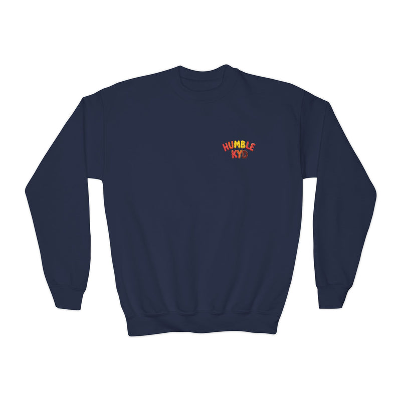 Youth Crewneck Sweatshirt- Humble Kyd Fall Design