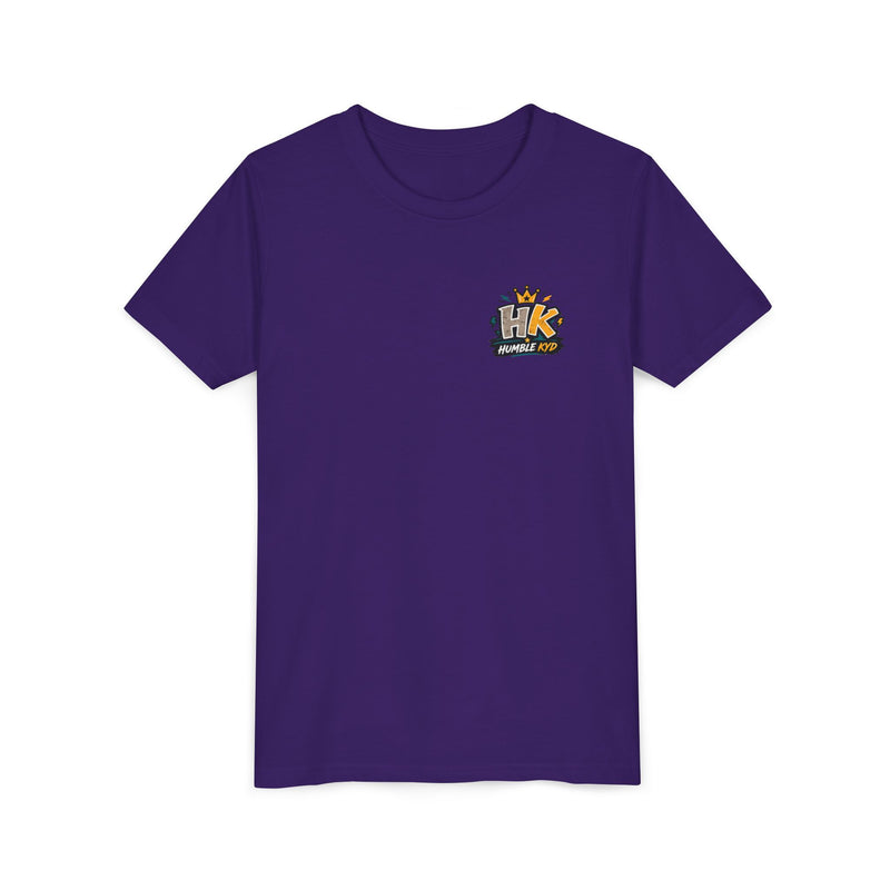 Youth Tee — "Confident Enough to Stay Humble" Graphic Shirt