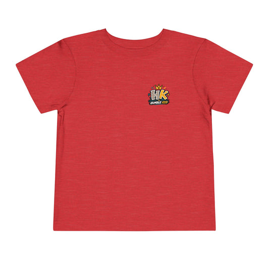 Toddler Tee — “Confident Enough to Stay Humble” Graphic Kids T‑Shirt