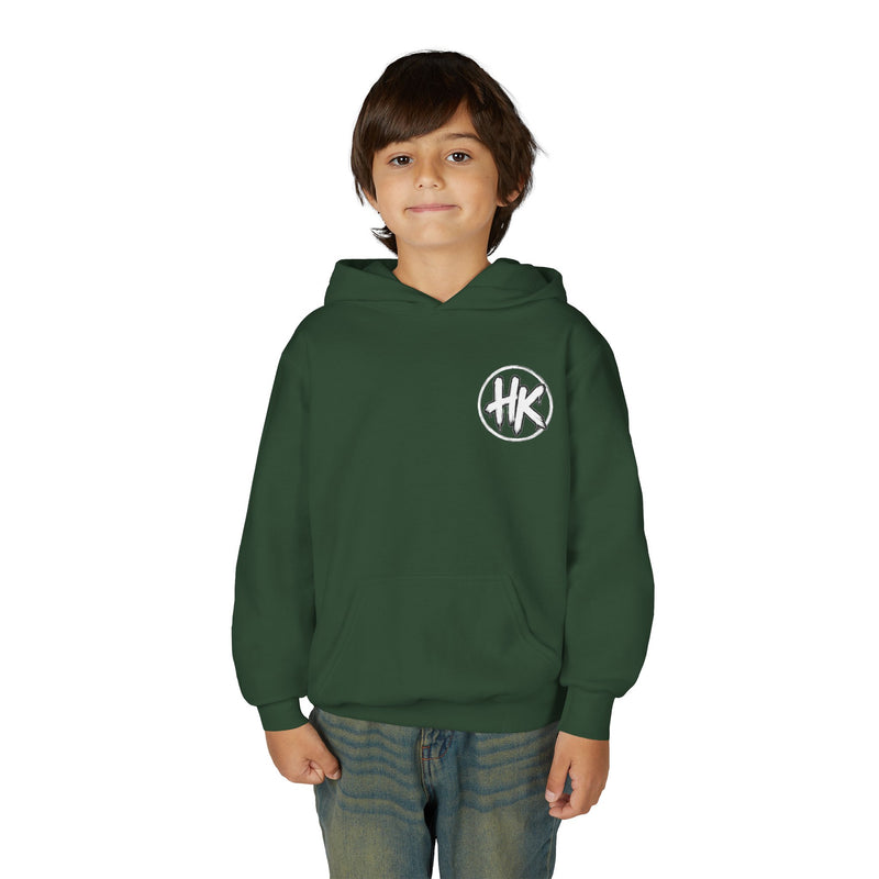 Humble Kyd Youth Hoodie — Black Logo Pullover for Kids