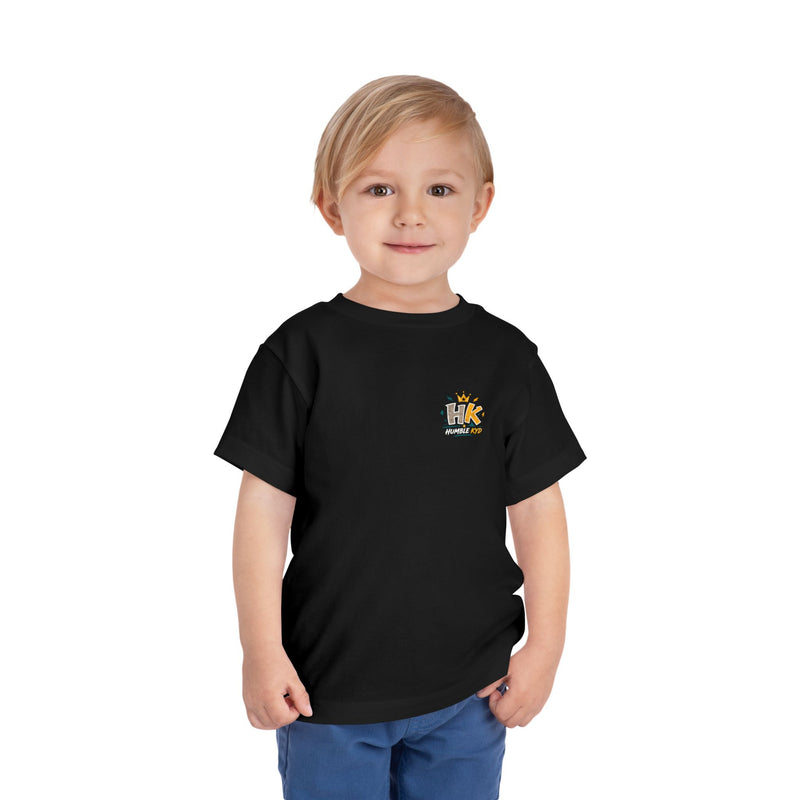 Toddler Tee — “Confident Enough to Stay Humble” Graphic Kids T‑Shirt