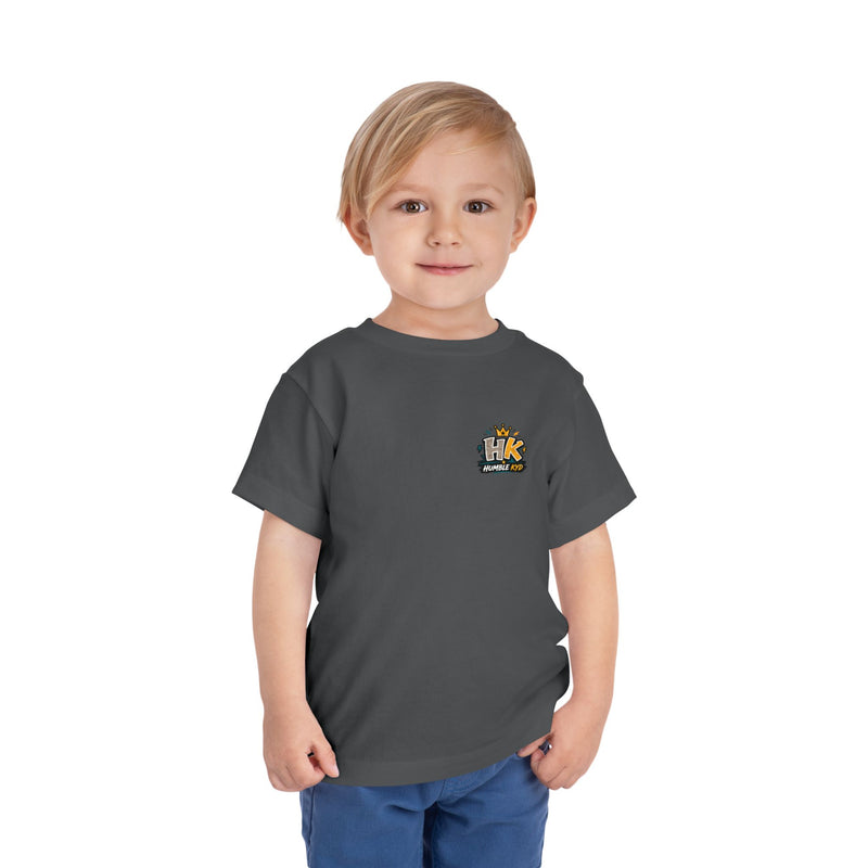 Toddler Tee — “Confident Enough to Stay Humble” Graphic Kids T‑Shirt
