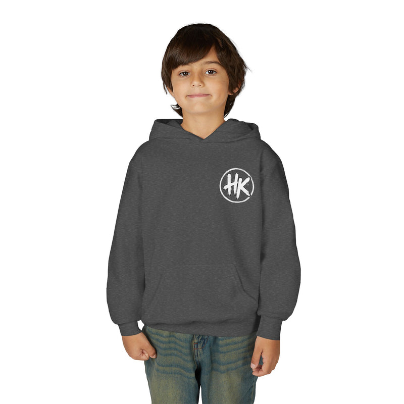 Humble Kyd Youth Hoodie — Black Logo Pullover for Kids