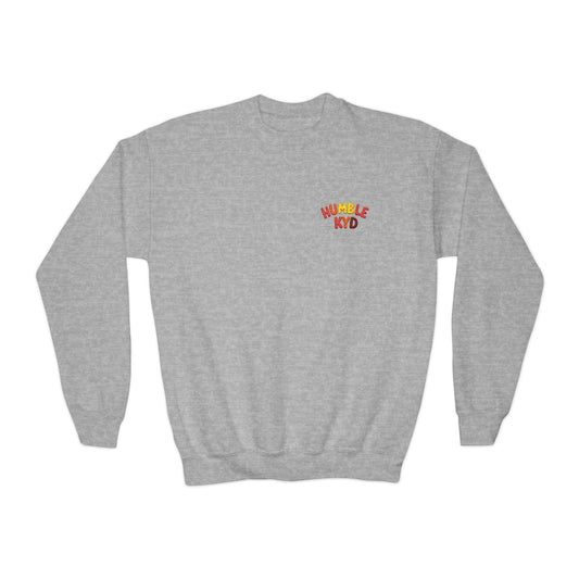 Youth Crewneck Sweatshirt- Humble Kyd Fall Design