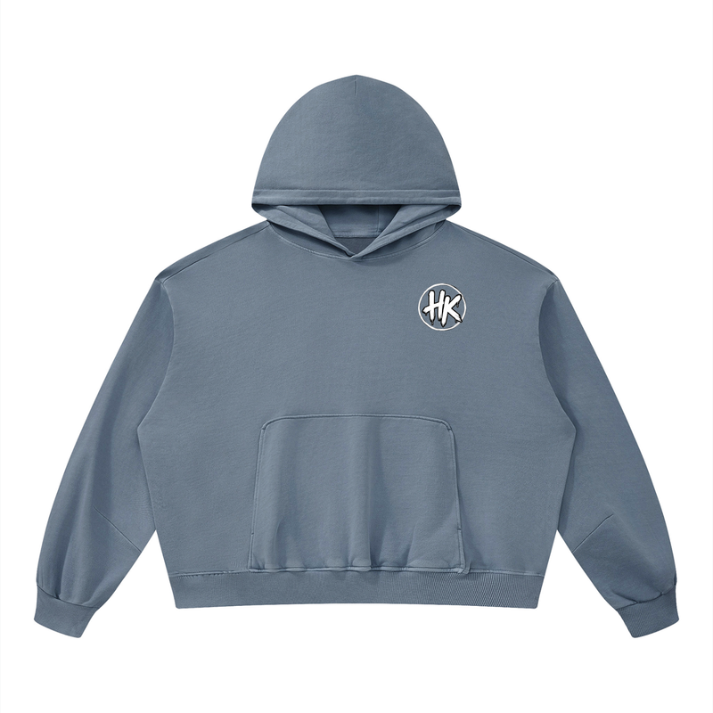 Unisex Boxy Vintage Washed Hoodie