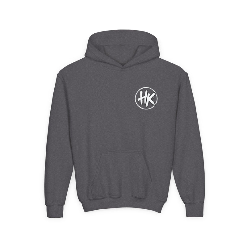 Humble Kyd Youth Hoodie — Black Logo Pullover for Kids