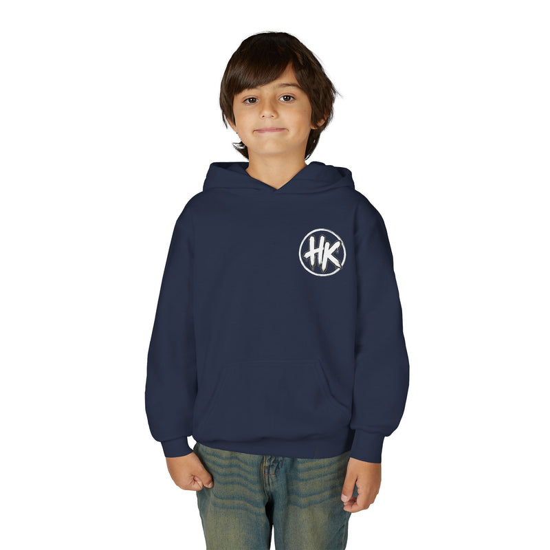 Humble Kyd Youth Hoodie — Black Logo Pullover for Kids