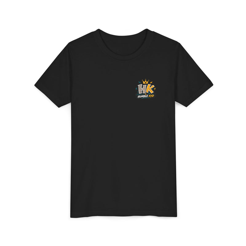 Youth Tee — "Confident Enough to Stay Humble" Graphic Shirt