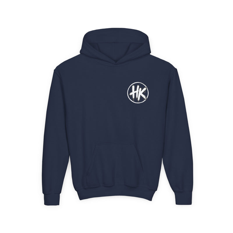 Humble Kyd Youth Hoodie — Black Logo Pullover for Kids