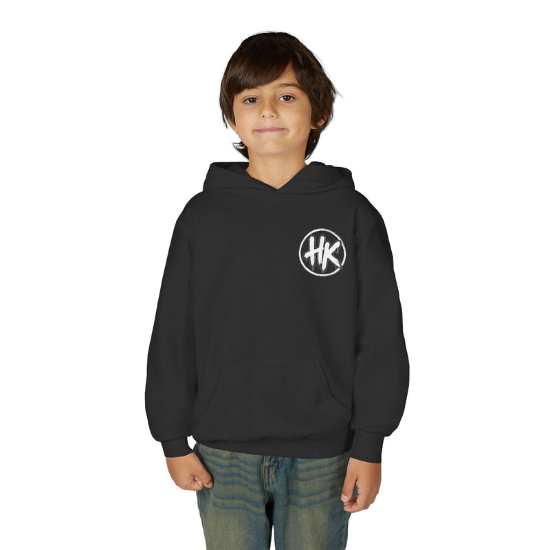 Humble Kyd Youth Hoodie — Black Logo Pullover for Kids