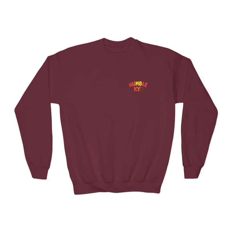 Youth Crewneck Sweatshirt- Humble Kyd Fall Design