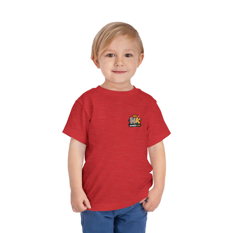 Toddler Tee — “Confident Enough to Stay Humble” Graphic Kids T‑Shirt