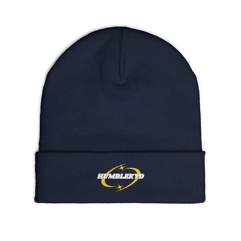 Embroidered Knit Beanie- Star Humble Kyd